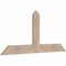 Ekena Millwork Portland Smooth Timber Gable Bracket, Douglas Fir, 60"W x 27"H x 1 1/2"D x 5 1/2"F, 11/12 Pitch GBW060X27X0206POR00SDF - alternate 4